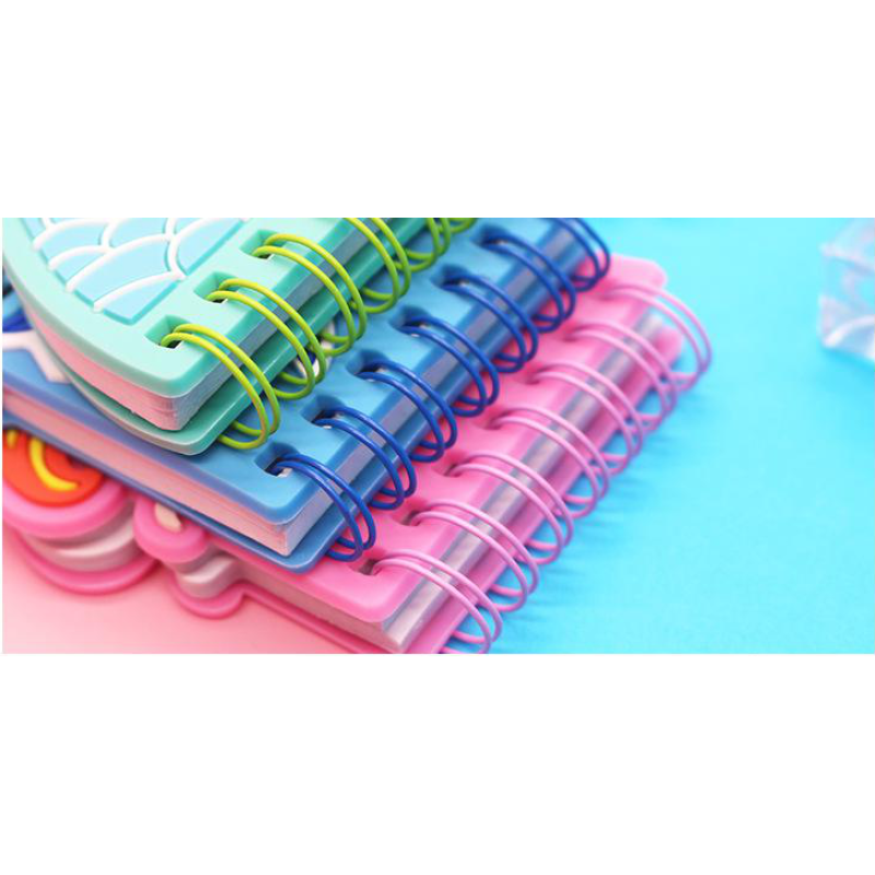 PVC Cover Coil Loose Leaf Notepad